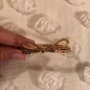 Kate spade glitter bow bracelet
